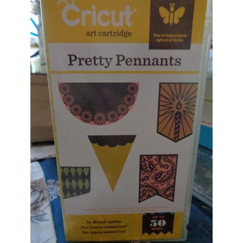 Cricut Die Cut Cartridge PRETTY PENNANTS Scrapbooking